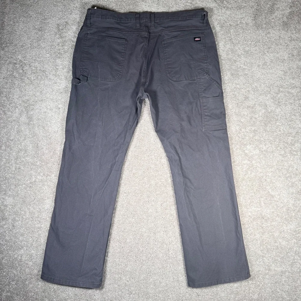 Genuine Dickies Men's 40x32 Grey Carpenter Utility Work Pants EU1939RSL